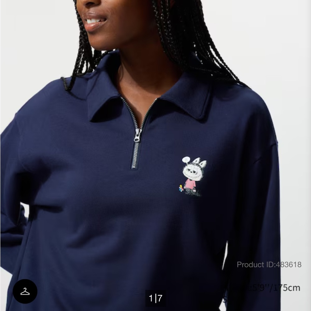 POP MART Half-Zip Sweatshirt